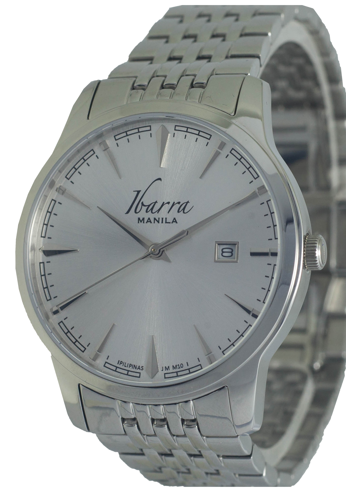 RIZAL 39MM QUARTZ STEEL WATCH (SILVER DIAL)