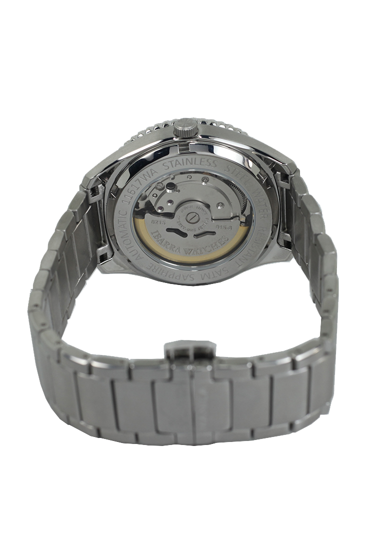 サルバドール 40mm ワールドタイマー オートマチック スチール ドレスウォッチ (ブラック ダイヤル)