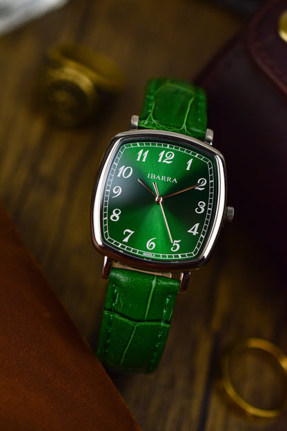 Trofeo 1898 Quartz (Green Enamel Dial)
