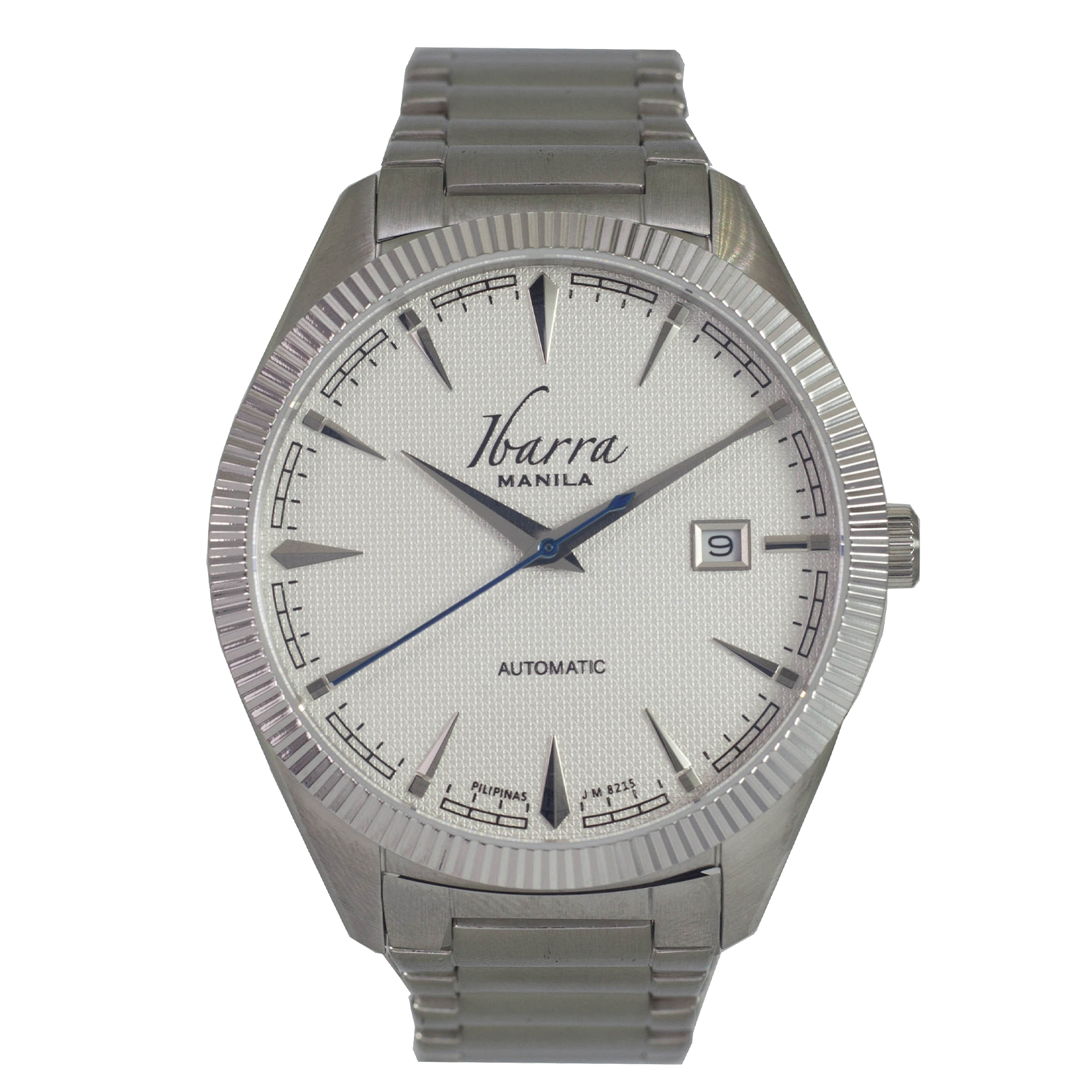 RIZAL 40MM AUTOMATIC STEEL WATCH (WHITE DIAL) – Ibarra