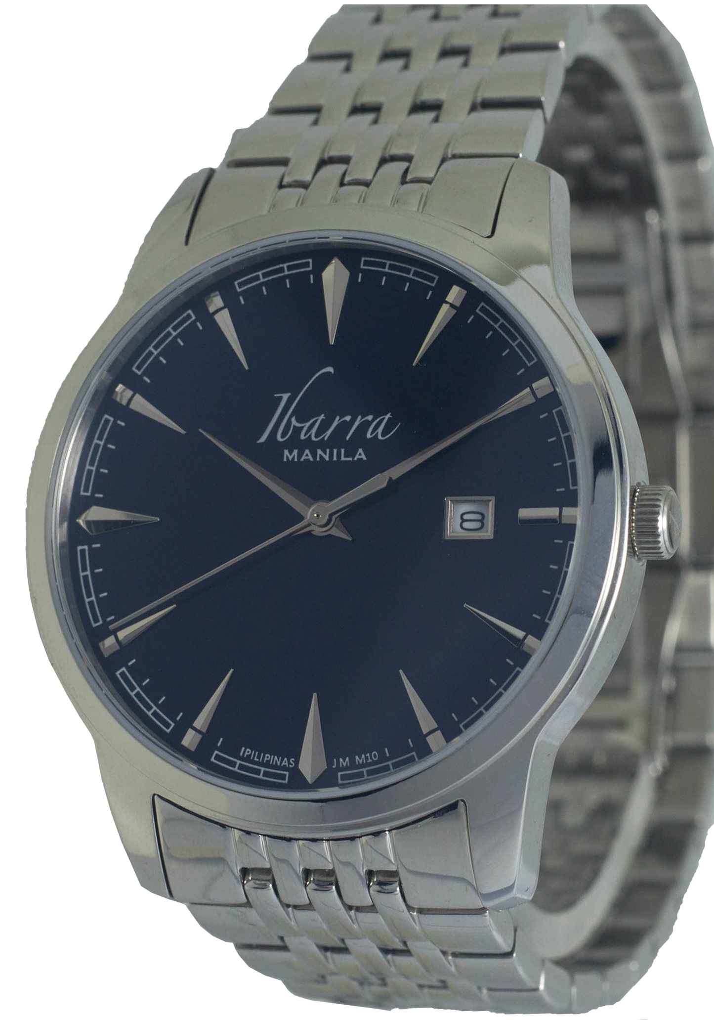 RIZAL 39MM QUARTZ STEEL WATCH (BLUE DIAL)