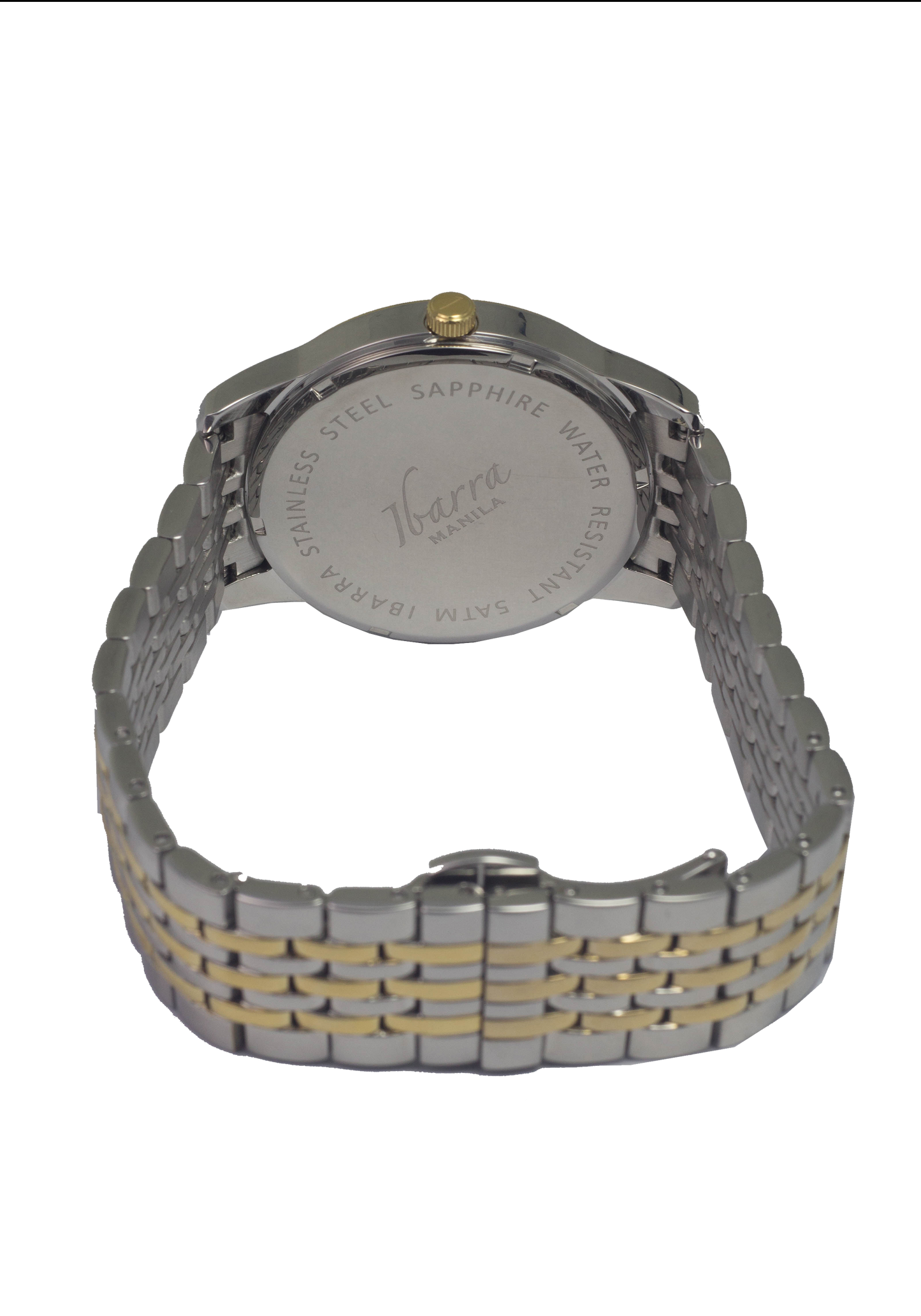 RIZAL 39MM QUARTZ TWO-TONE GOLD WATCH (SILVER DIAL)