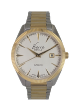 Load image into Gallery viewer, RIZAL 40MM AUTOMATIC TWO-TONE GOLD WATCH (WHITE DIAL)

