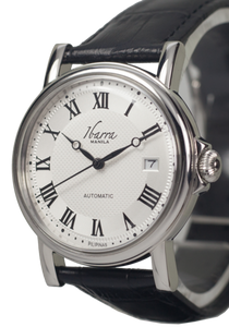 MARIANO (STEEL) 38MM AUTOMATIC DRESS WATCH