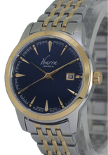Load image into Gallery viewer, RIVERA 29MM QUARTZ TWO-TONE GOLD WATCH (BLUE DIAL)

