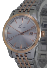 Load image into Gallery viewer, RIVERA 29MM QUARTZ TWO-TONE ROSE GOLD WATCH (SILVER DIAL)
